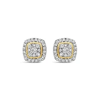 Bouquet 10K Yellow Gold 0.40CTW Diamond Fashion Stud Earrings