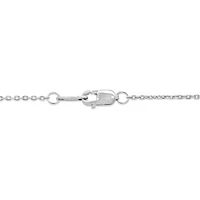 Sterling Silver Blue & White Diamond Whale Pendant