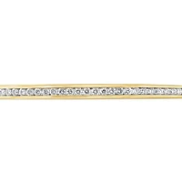 10K Yellow Gold 0.70CTW Diamond Bangle