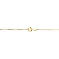 10K Yellow Gold 0.10CTW Diamond Cross Pendant