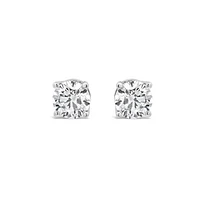 New Brilliance 14K White Gold Lab Grown 2.00CTW Diamond Stud Earrings