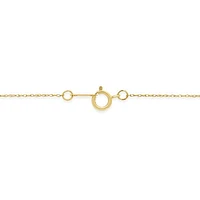 New Brilliance 10K Yellow Gold Lab Grown 0.25CTW Diamond Heart Pendant