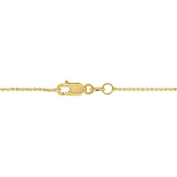 Brevani 10K Yellow Gold 0.39CTW Diamond Drop Necklace