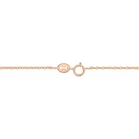 Julianna B Rose Plated Sterling Silver Heart Shape Pink Opal Necklace