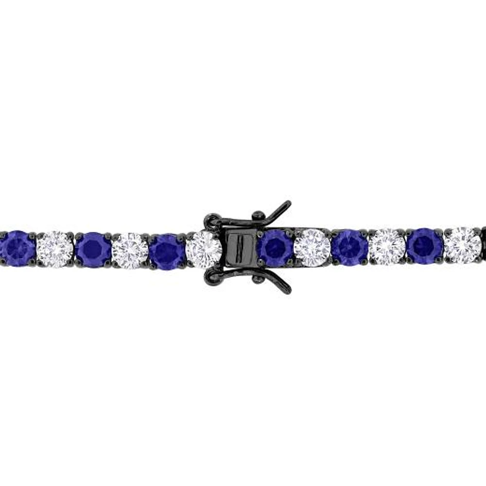 Julianna B Created White-Blue Sapphire 9" Tennis Bracelet