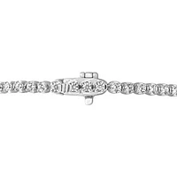 New Brilliance 10K White Gold Lab Grown 2.05CTW Diamond Tennis Bracelet