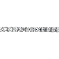 New Brilliance 10K White Gold Lab Grown 5.02CTW Diamond Tennis Bracelet