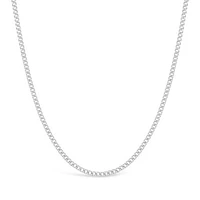 10K White Gold 22" 4.5mm Semi-Solid Miami Cuban Chain
