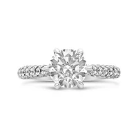 Jenny Packham Lab Grown 3.00CTW Diamond Bridal Ring in 18K White Gold