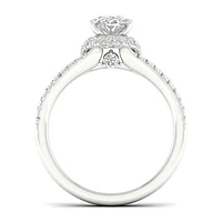 Jenny Packham Lab Grown 2.50CTW Diamond Bridal Ring in 18K White Gold