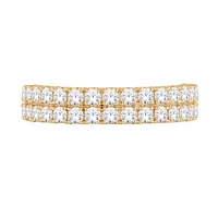 New Brilliance Lab Grown 1.00CTW Diamond Band in 10K Yellow Gold