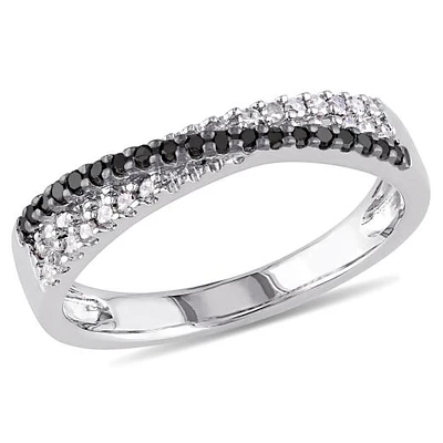 JULIANNA B 0.25CTW Diamond Fashion Band Sterling Silver