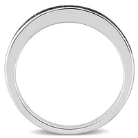 Julianna B 0.12CTW Black Diamond Band Sterling Silver