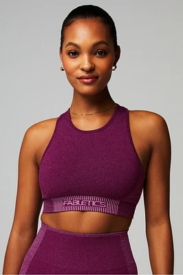 Seamless Low Impact Sport Stripe Bra