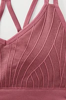 Low Impact Seamless Strappy Bra