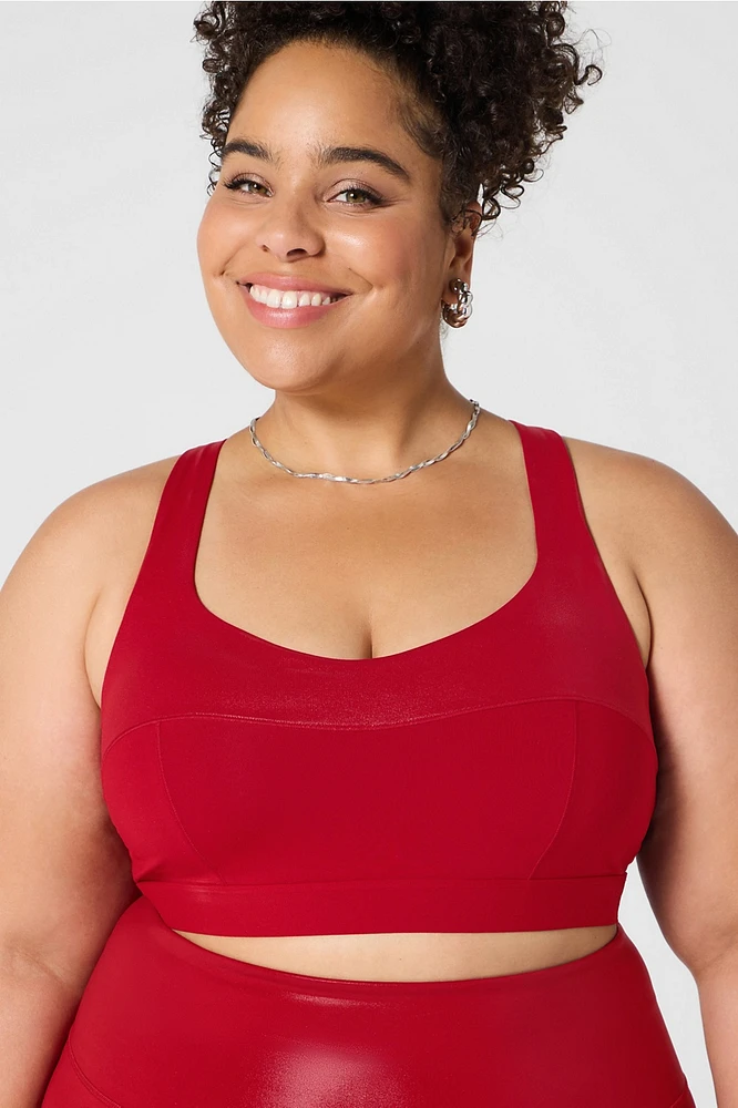 Medium Impact Shine Sports Bra