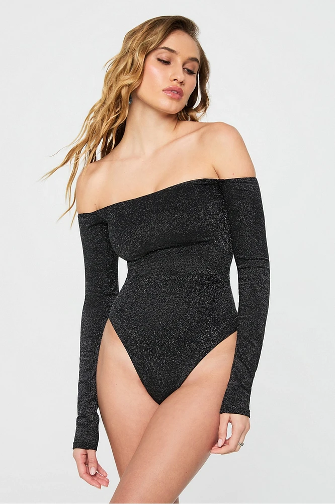 Nearly Naked Luxe Shapewear Off-The-Shoulder Bodysuit