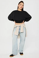 Year Round Terry Crew Neck Sweatshirt