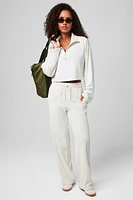 Plush Rib Wide Leg