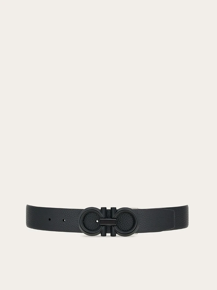 Reversible and adjustable Gancini belt