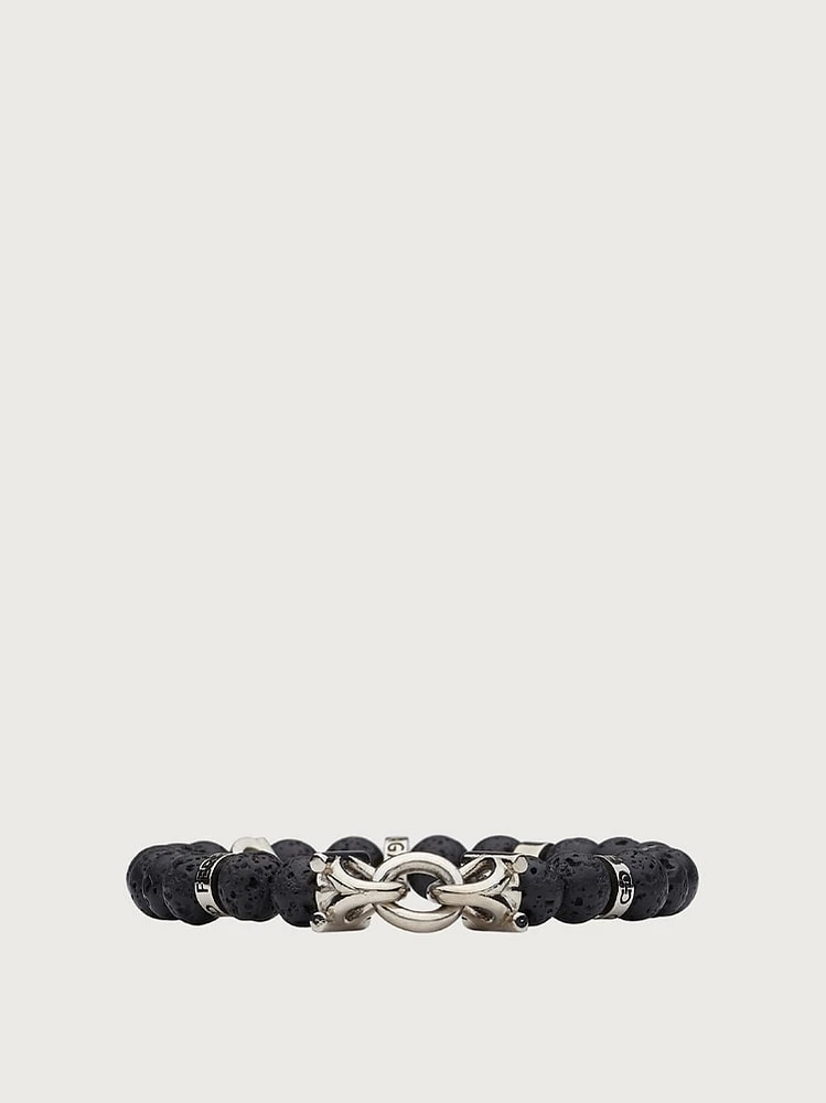 Elasticated bracelet with Gancini