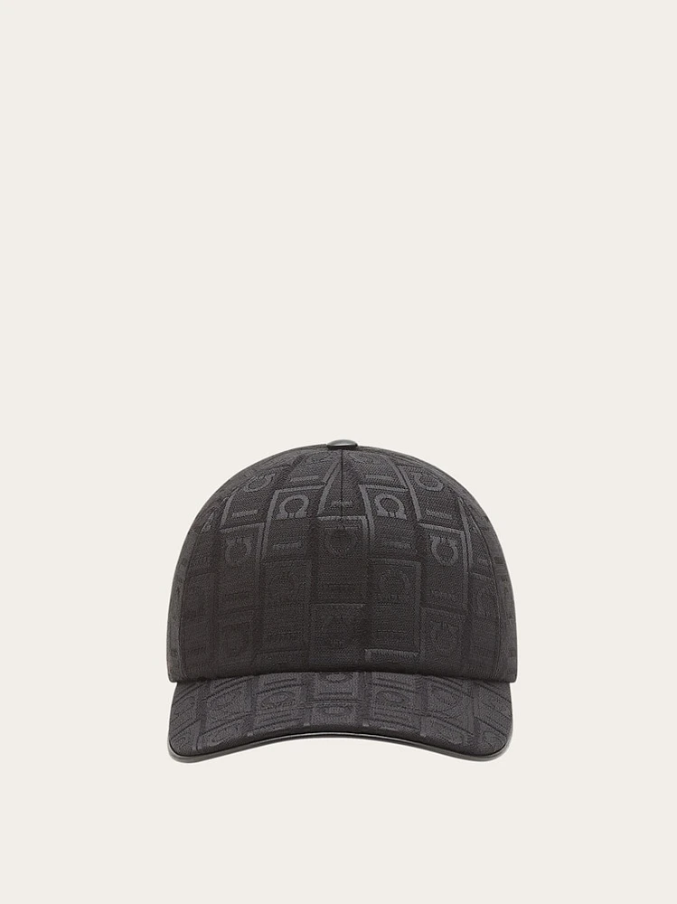 Baseball cap with Gancini Monogram