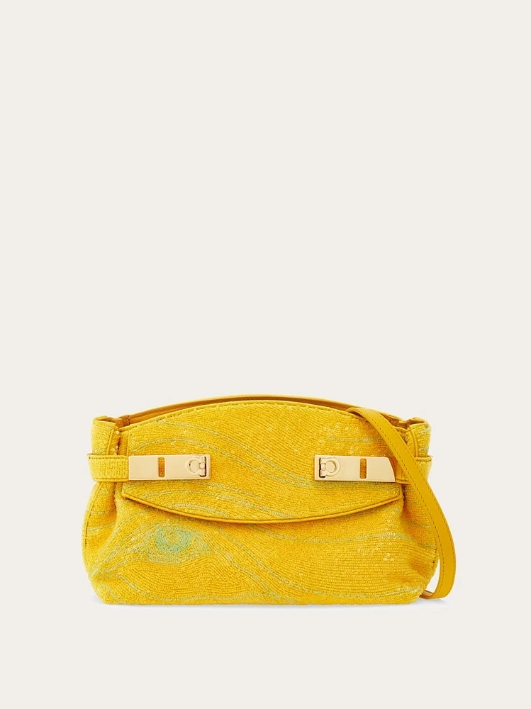 Hug soft crossbody bag with sequins (XS)