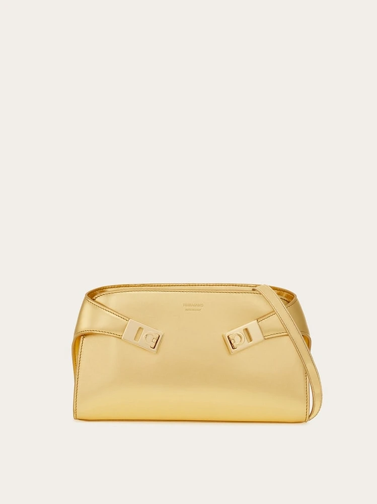 Metallic Hug mini crossbody bag