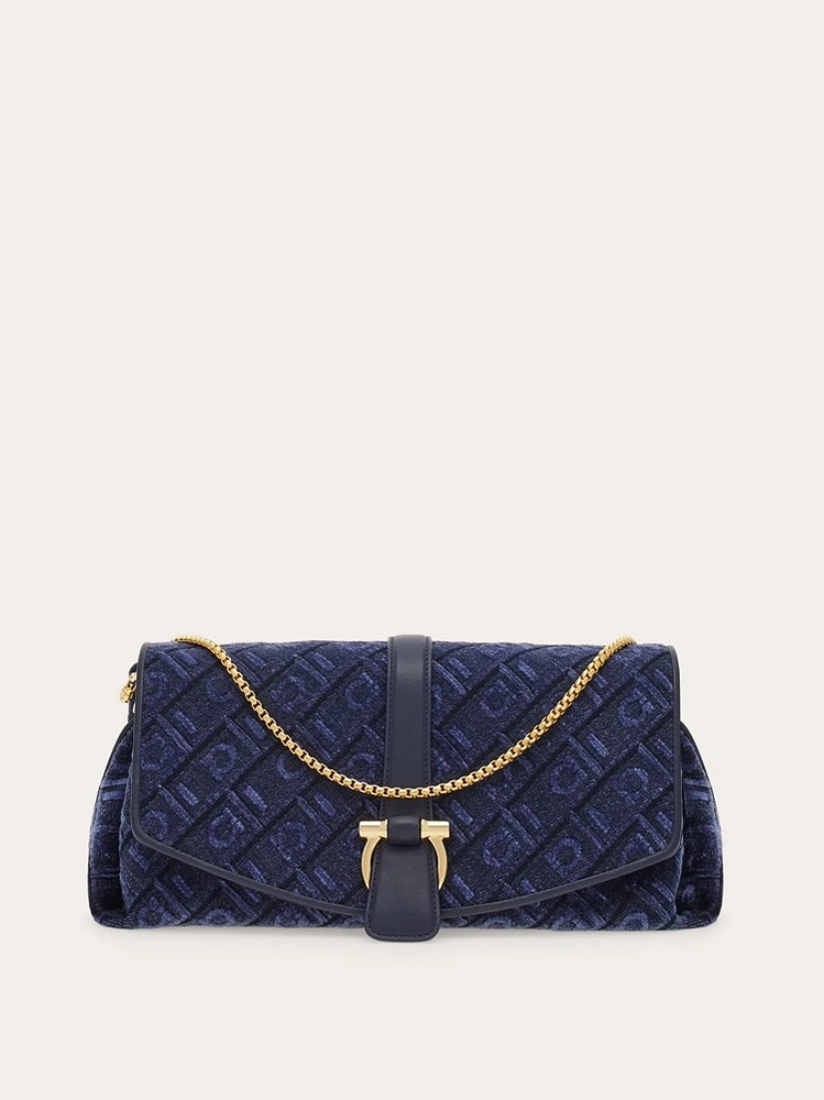 Ferragamo Monogram front flap crossbody bag (S)