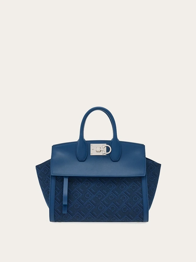Ferragamo Monogram Studio soft bag (M)