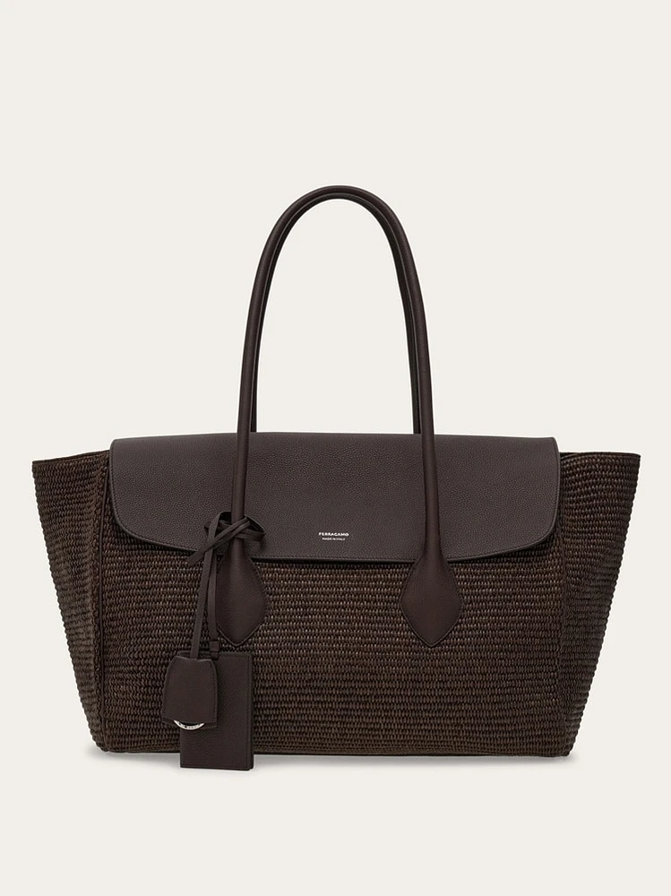 East-West tote bag (L)
