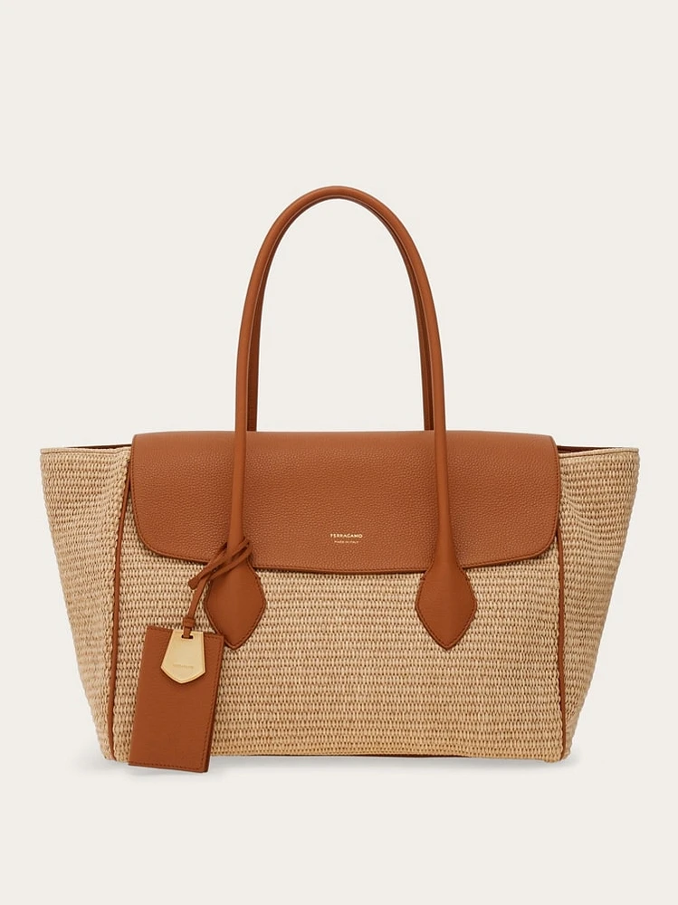 East-West tote bag (L)