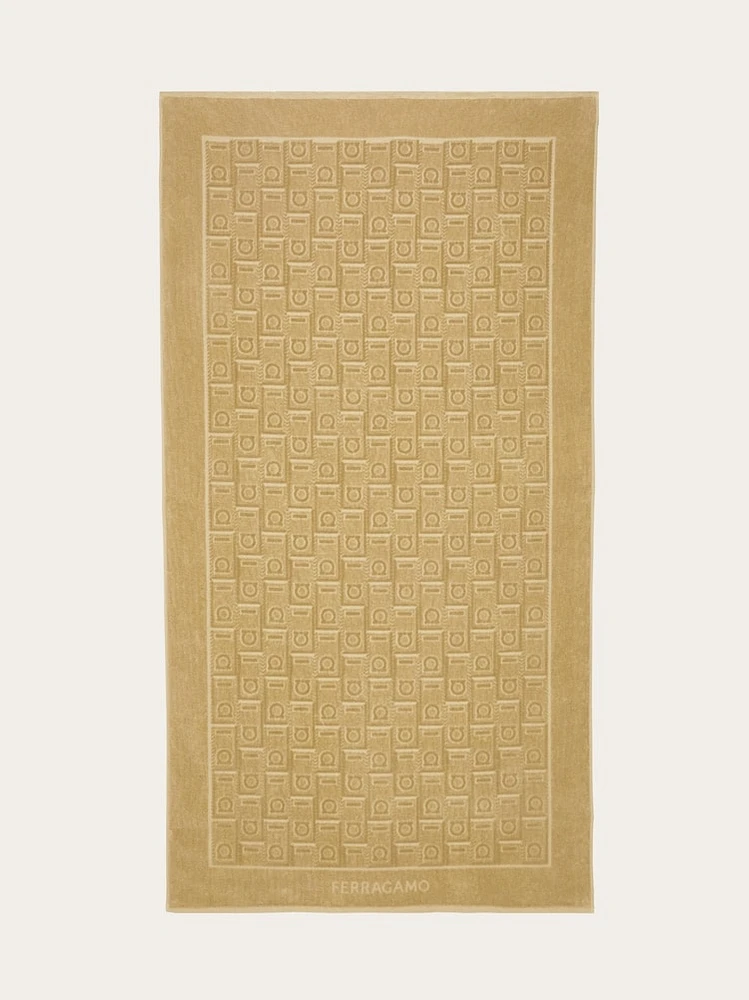 Ferragamo Monogram beach towel