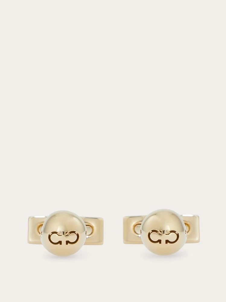 Gancini ball cufflinks