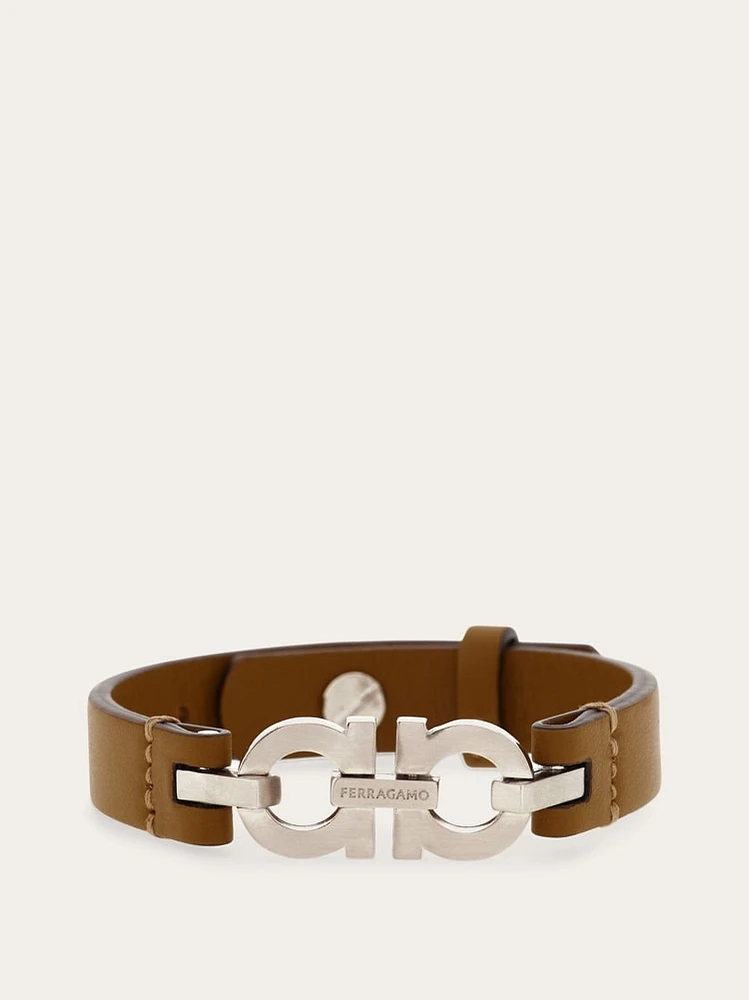 Double Gancini bracelet