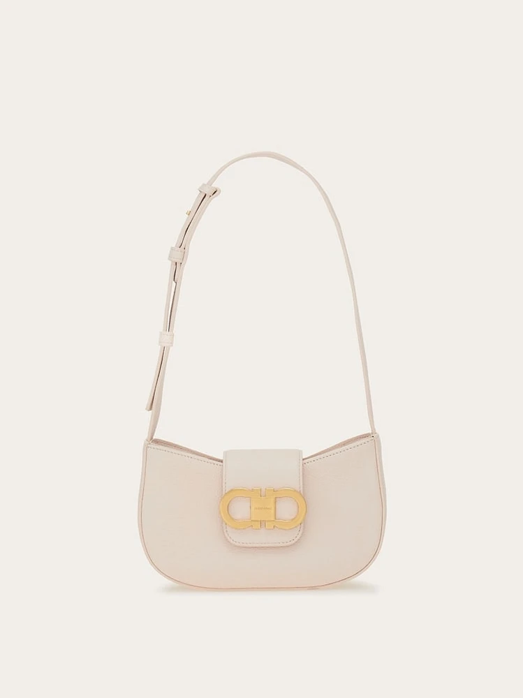 Double Gancini mini bag