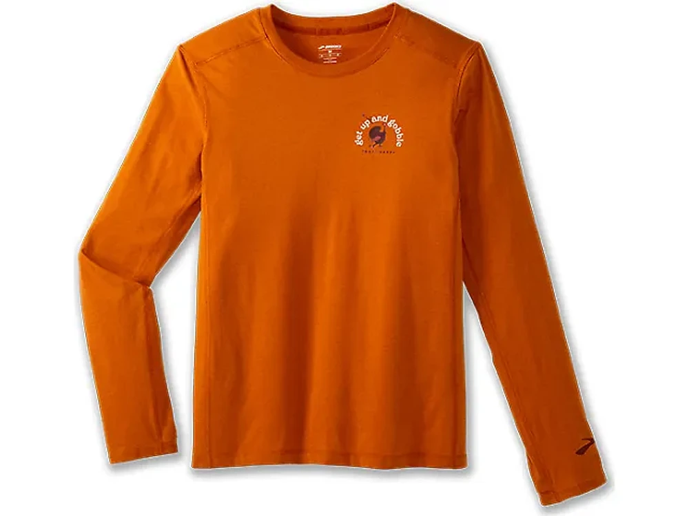 Men's | Brooks Distance Long Sleeve 2.0 - Trot Happy 23