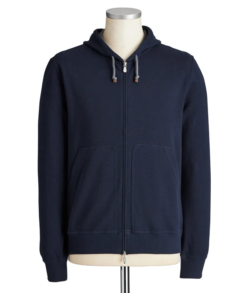 Zip-Up Hooded Sweater