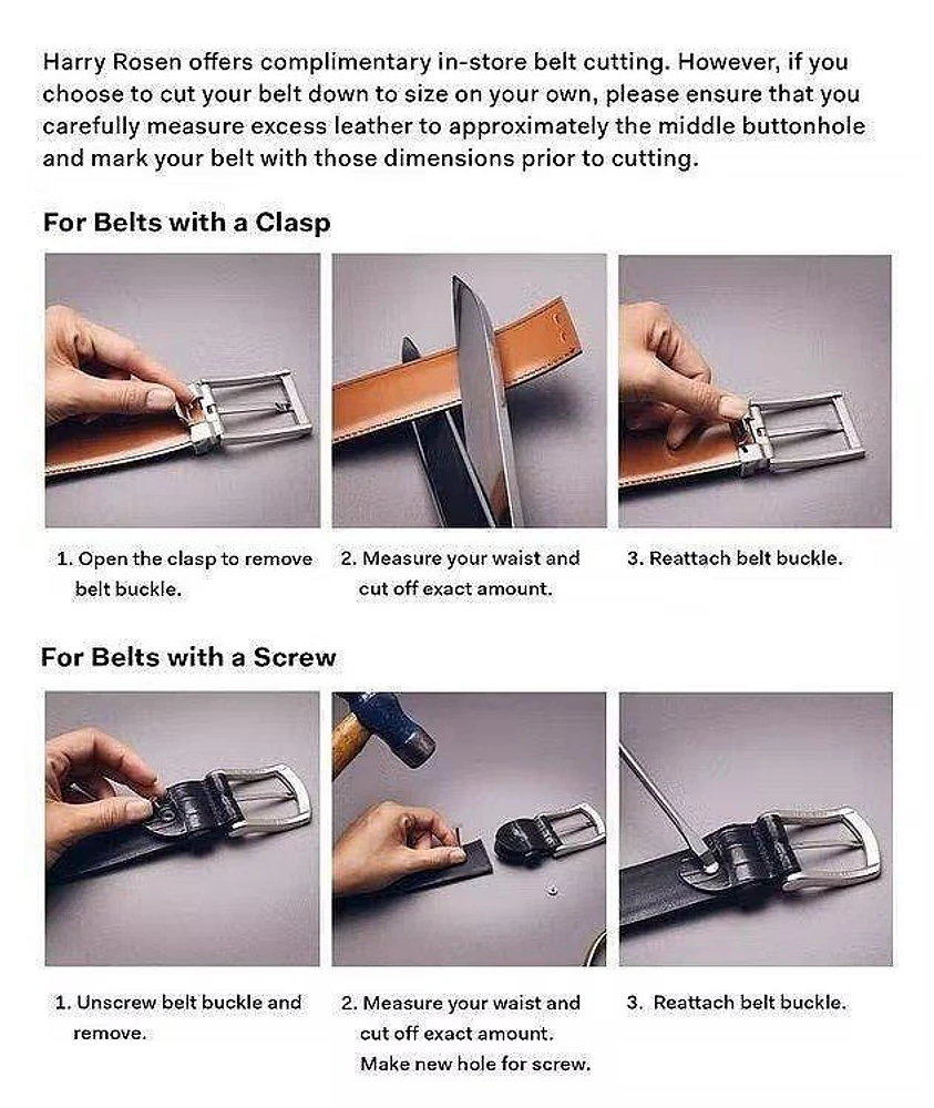 Reversible Leather Belt