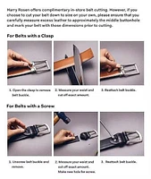 Reversible Leather Belt