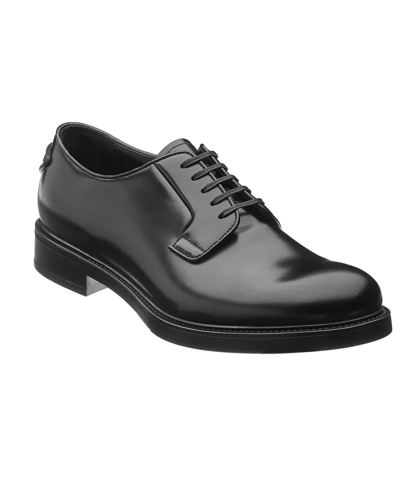 Brushed Leather Derbies