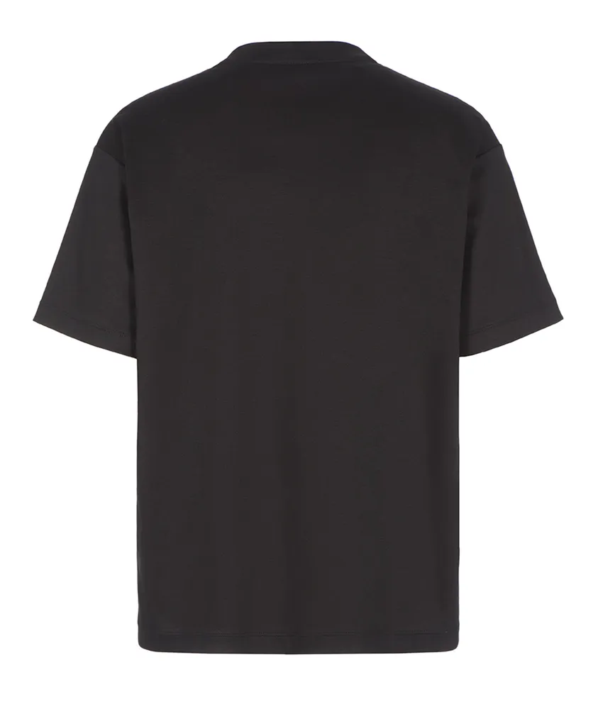 Chenille Logo Cotton T-Shirt