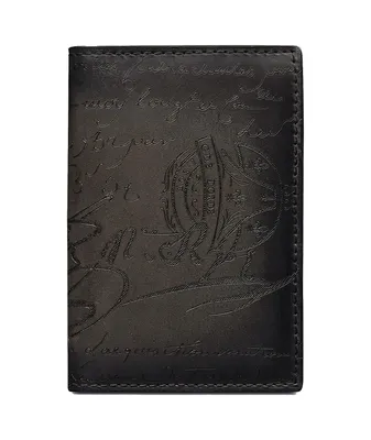 Jagua Scritto Leather Card Holder