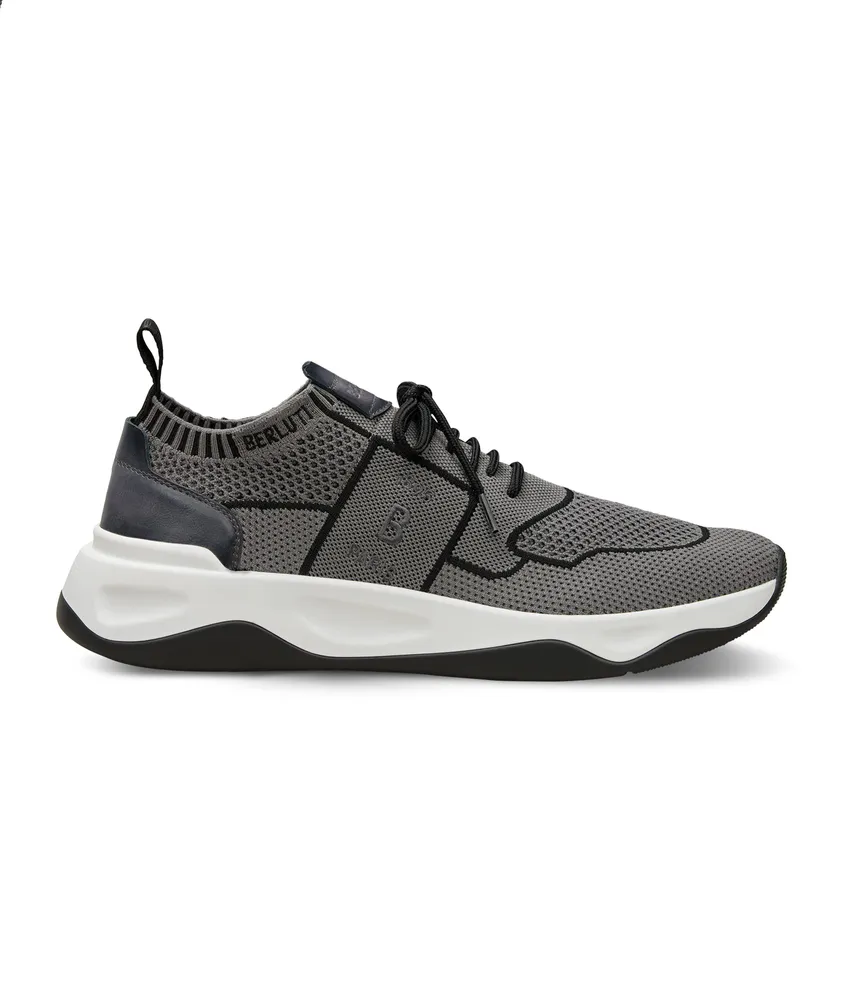 Shadow Knit And Leather Sneaker