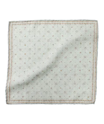 Wool-Cotton Neat Pocket Square