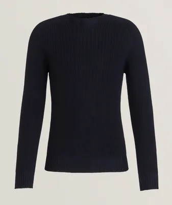 Ribbed Virgin Wool Sweater