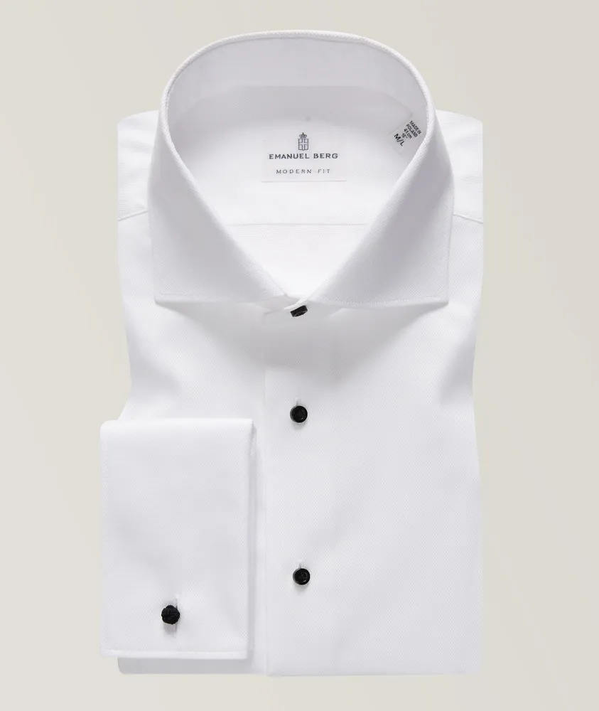 Formal James Bond Solid Dress Shirt