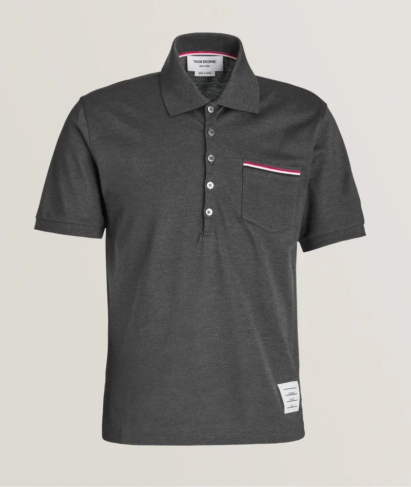 Mercerized Piqué Cotton Polo