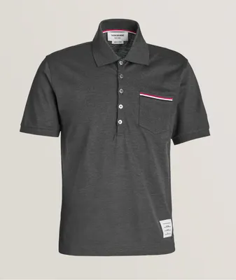 Mercerized Piqué Cotton Polo