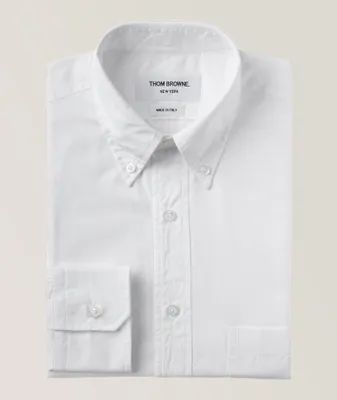 Grosgrain Armband Button-Down Collar Oxford Shirt